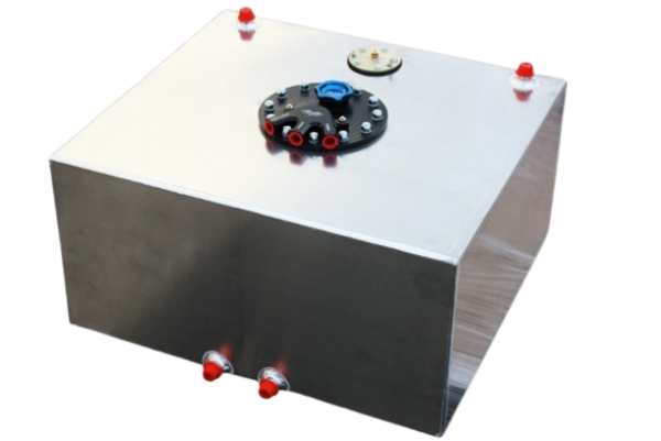 10 Gallon Flat Bottom Fuel Cell W/ 255LPH Internal Fuel Pump