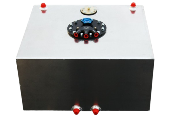 10 Gallon Flat Bottom Fuel Cell W/ 255LPH Internal Fuel Pump